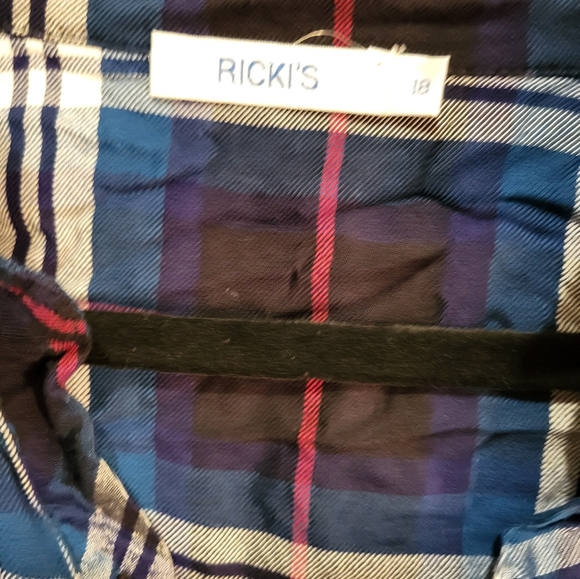 Rickis plaid top - Picture 2 of 3